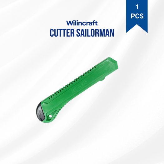 Wilincraft - Toko Alat Tulis Fotocopy & Seni Cutter Sailorman [ 1 Pcs ]